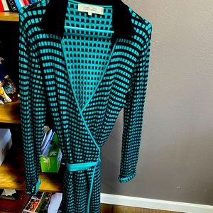 Beautiful, classic DVF wrap dress. Worn once.